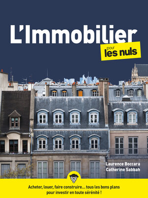 cover image of L'immobilier pour les Nuls